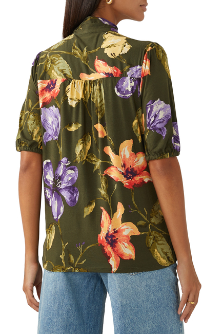 Silk Floral Shirt